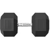 None Hanteliai TUNTURI Platinum Hex Rubber Dumbbell, 1-50kg (Svoris: 1 x 40 kg)