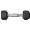 Hanteliai TUNTURI Platinum Hex Rubber Dumbbell, 1-50kg (Svoris: 2 x 2kg)