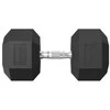 None Hanteliai TUNTURI Platinum Hex Rubber Dumbbell, 1-50kg (Svoris: 1 x 42,5kg)