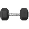 None Hanteliai TUNTURI Platinum Hex Rubber Dumbbell, 1-50kg (Svoris: 1 x 10 kg)