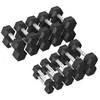 None Hanteliai TUNTURI Platinum Hex Rubber Dumbbell, 1-50kg (Svoris: 1 x 42,5kg)