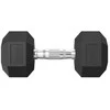 None Hanteliai TUNTURI Platinum Hex Rubber Dumbbell, 1-50kg (Svoris: 1 x 12,5kg)
