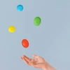 Kamuoliukas Moves Squeeze Egg (Spalva: Geltona)