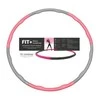 Masažinis gimnastikos lankas Sportbay® FIT+ (1,5kg) (Spalva: Rožinė/pilka)
