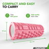 Masažinis Volas Tunturi Yoga Grid Foam Roller, 33 cm (Spalva: Šviesiai mėlyna)