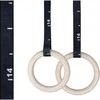 Mediniai gimnastikos žiedai SPORTBAY PRO (32mm)