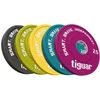 Olimpiniai svarmenys Tiguar Rubber Fractional Plates 0,5–2,5kg (Svoris: 0.5kg)