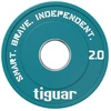 Olimpiniai svarmenys Tiguar Rubber Fractional Plates 0,5–2,5kg (Svoris: 2kg)