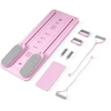 Pilates treniruoklis / reformeris GYMSTICK Pilates V Reformer Board (juodas, violetinis, rožinis) (Spalva: Rožinė)