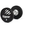 Profesionalus PU svarmuo / hantelis TIGUAR 1–70 kg (Svoris: 2kg)