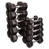 Šešiakampiai hanteliai STRONGMAN (1-50kg) (Svoris: 2 x 15 kg)