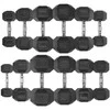 Šešiakampiai hanteliai STRONGMAN (1-50kg) (Svoris: 2 x 27.5kg)