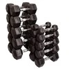 Šešiakampiai hanteliai STRONGMAN (1-50kg) (Svoris: 2 x 45 kg)