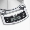 Tanita I Pagrindinės savybės: Elektroninės, metalo spalvos, lengvos, nedidelės, kompaktiškos, svėrimo riba iki 5kg, padalos vertė 1g Tanita virtuvinės svarstyklės KD-400