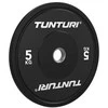 Svarmenys TUNTURI Platinum Bumper Plate Juodas (5–25 kg) (Svoris: 5kg)