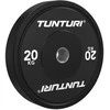 Svarmenys TUNTURI Platinum Bumper Plate Juodas (5–25 kg) (Svoris: 20 kg)
