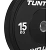Svarmenys TUNTURI Platinum Bumper Plate Juodas (5–25 kg) (Svoris: 15 kg)