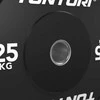 Svarmenys TUNTURI Platinum Bumper Plate Juodas (5–25 kg) (Svoris: 25 kg)