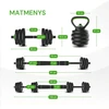 None Svarmenų rinkinys TUNTURI Vinyl Barbell &amp; Dumbbell set (20 / 28 kg) (Svoris: 20 kg)