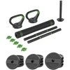 None Svarmenų rinkinys TUNTURI Vinyl Barbell &amp; Dumbbell set (20 / 28 kg) (Svoris: 28 kg)