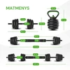 None Svarmenų rinkinys TUNTURI Vinyl Barbell &amp; Dumbbell set (20 / 28 kg) (Svoris: 28 kg)