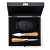 Laguiole Forged Austrių gliaudymo rinkinys Style De Vie Oyster set Olive wood