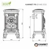 Ketaus krosnelė-viryklė KAWMET P9 (8 kW) ECO