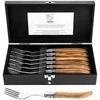 Steiko šakučių rinkinys Forged Luxury Line Olive Wood
