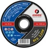 ANDRE METALO PJOVIMO DISKAS 125 x 1,0mm METAL/INOX PRO LINE 95A60RBF