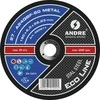 ANDRE ŠLIFAVIMO DISKAS METALUI 180 x 6,0mm METAL ECO LINE A24QBF