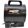 AW-Tools AWTools AW elektrinis vamzdinis šildytuvas 2 kW / juoda linija