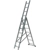 AW-Tools AWTOOLS ALIUMINIO KOPĖČIAS 3x12 ŽINGSNIŲ 150KG PRITAIKYMAS PRIE LAIPTŲ
