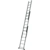 AW-Tools AWTOOLS kopėčios aliumininės 3x9 STOPNI 150KG ADAPATACJA NA SCHODY