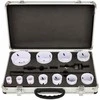 AW-Tools Gręžimo karūnų komplektas AWTools AW49471BL; 19-76 mm; 40 mm; 15 vnt.