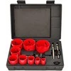AW-Tools Gręžimo karūnų komplektas AWTools AW49668; 19-64 mm; 13 vnt.
