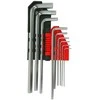 AW-Tools AWTOOLS RAKTAI ŠEŠIAKAMPIAI HEX /1,5-10mm/ 9vnt. Juodas LINE