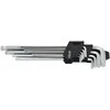 AW-Tools AWTOOLS KLUCZE IMBUSOWE SZEŚCIOKĄTNE Z KULKĄ / 1,5-10mm / 9 vnt. 1.5/2/2.5/3/4/5/7/8/10mm DŁUGIE