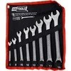 AW-Tools AWTOOLS KLUCZE PŁASKO-OCZKOWE KOMPLET 8elem. 6,8,10,12,13,15,17,19 mm