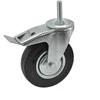 AW-Tools AWTOOLS SUKAMASIS RATUKAS Juodas GUMINIS SU STABDŽIU 75mm