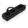 AW-Tools AWTOOLS NAMŲ pratęsimo kabelis Juodas BE ĮŽEMINIMO 4 - LIZDAI 1,5 m