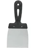 AW-Tools AWTOOLS GLAISTYKLĖ NERŪDIJANČIO PLIENO 100mm PLASTIKINĖ RANKENA JUODA