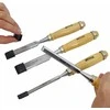 AW-Tools AWTOOLS KALTŲ RINKINYS SU MEDINĖMIS RANKENOMIS 4vnt. 6/12/18/24mm