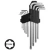 AW-Tools AWTOOLS TORX RAKTAI / T10-T50 / 9 vnt