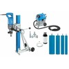 Baier deimantinis gręžtuvas BDB 825 KPL + BSS606L dulkių siurblys + karūnėlės 82, 132, 172, 200x450mm + hidronetka + tvirtinimo komplektas