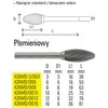 BETA PILNIK SUKAMASIS PŁOMIENIOWY 8mm
