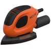 Juodas+DECKER šlifuoklis TYPU MOUSE 55W