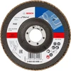 BOSCH 125 mm X431 P 80 STANDARTAS METALINIAM GALVOTUI