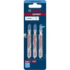 Bosch 3 siaurapj.pjūkleliai T118EHM Stainless Steel