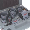 BOSCH HOLE HSS BI-METAL STD KPL. 14 vnt. 19,22,25,29,35,38,44,51,57,64,76 mm