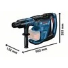 Akumuliatorinis perforatorius Bosch GBH 18V-40 C Professional; 18 V; 9,0 J; SDS-Max (be akumuliatoriaus ir pakrovėjo) + XL-BOXX